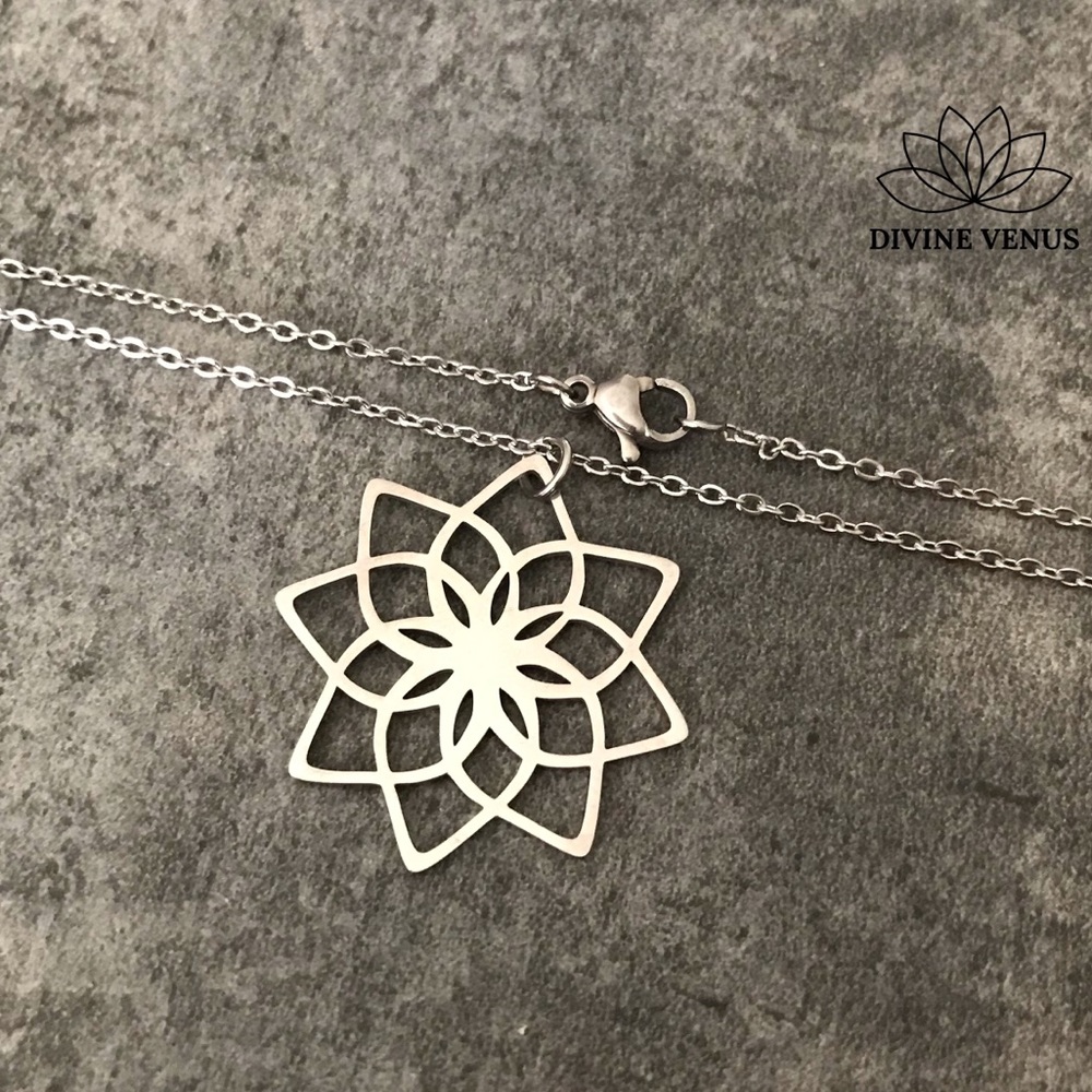 Lotus Necklace - Picture 5 of 9